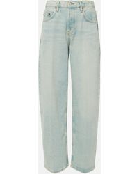 RE/DONE - Mid-rise Straight Jeans - Lyst