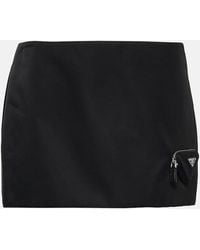 Prada - Zipped-pouch Re-nylon Mini Skirt - Lyst