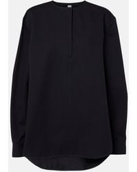 TOTEME - Cotton Twill Shirt - Lyst