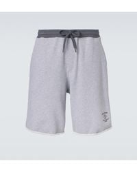 Brunello Cucinelli - Shorts De Jersey De Algodon - Lyst