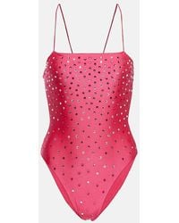 Oséree - Gem Embellished Swimsuit - Lyst