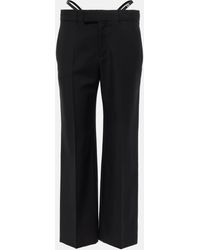 Gucci - Mohair And Wool Straight Pants - Lyst