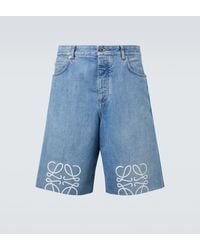 Loewe - Shorts Di Jeans Anagram - Lyst