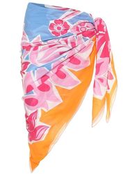 Emilio Pucci Pareo a stampa in cotone - Multicolore