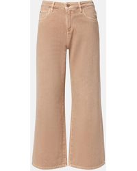 AG Jeans - Saige Cropped Wide-Leg Jeans - Lyst