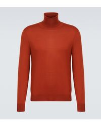 Saint Laurent - Wool Turtleneck Sweater - Lyst