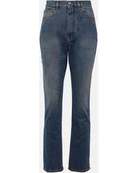 Alaïa - High-rise Slim Jeans - Lyst