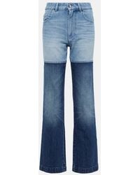 Peter Do - Patchwork High-Rise Straight Jeans - Lyst