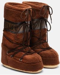 Moon Boot - Icon Fleece Knee-High Boots - Lyst