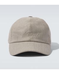 Brioni - Baseballcap Aus Leinen Und Wolle - Lyst