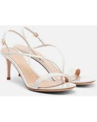 Gianvito Rossi - Manhattan Patent Leather Sandals - Lyst