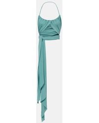 Alaïa - Draped Halterneck Top - Lyst
