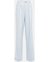 AYA MUSE - Pantaloni Auri Con Pinces - Lyst