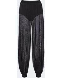 Jonathan Simkhai - Flora Sheer Knit Balloon Pants - Lyst