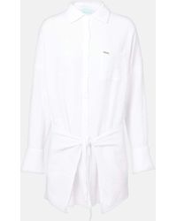 Melissa Odabash - Sara Cotton Shirt Dress - Lyst