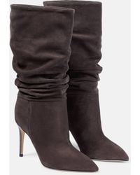 Paris Texas - Slouchy Suede Boots - Lyst