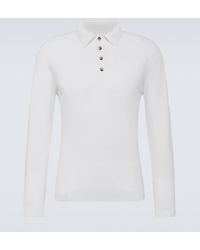 Allude - Cashmere Polo Sweater - Lyst