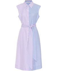 Diane von Furstenberg Midikleid aus Baumwolle - Weiß