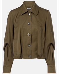 Loewe - Cotton And Silk Jacket - Lyst