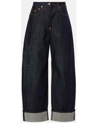 Prada - Jeans A Gamba Larga - Lyst