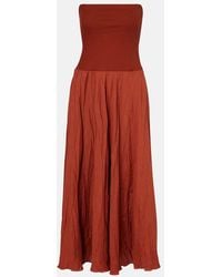 Johanna Ortiz - Light And Sound Linen-Blend Maxi Dress - Lyst