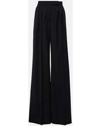 Max Mara - Rimini Virgin Wool Wide-Leg Pants - Lyst