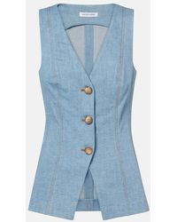 Veronica Beard - Gilet Di Jeans Avalina - Lyst