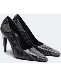 Jude - Fame Snake-Effect Leather Pumps - Lyst