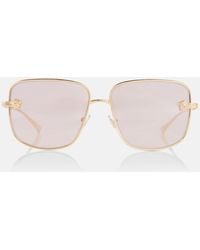 Versace - Eckige Sonnenbrille Medusa - Lyst