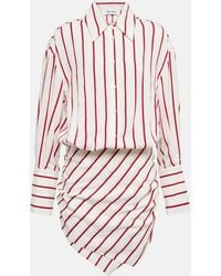The Attico - Hatty Striped Shirt Dress - Lyst