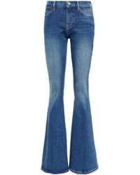 Jeans flared a vita altaFRAME in Denim di colore Blu Donna Jeans da Jeans FRAME 