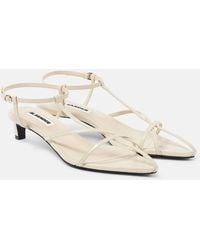 Jil Sander - Sandalen 35 Aus Leder - Lyst