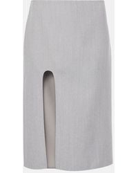 Stella McCartney - Wool Pencil Skirt - Lyst
