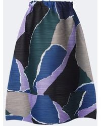 Pleats Please Issey Miyake - Surprise! Pleated Printed Midi Skirt - Lyst
