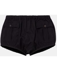 Prada - Cotton Shorts - Lyst