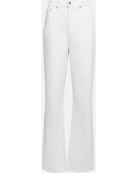 Tory Burch - Mid-Rise Straight Jeans - Lyst