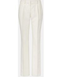 Balenciaga - Wool And Silk Slim Pants - Lyst