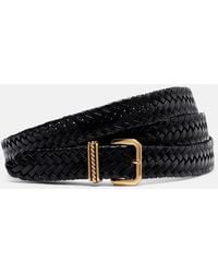 Etro - Woven Leather Belt - Lyst