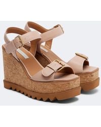 Stella McCartney - Sneak-Elyse Platform Sandals - Lyst