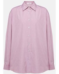 The Row - Attica Oversized Cotton Poplin Shirt - Lyst