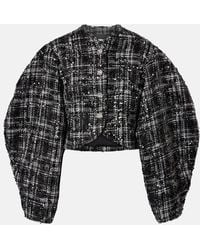 ROTATE BIRGER CHRISTENSEN - Sequined Boucle Jacket - Lyst