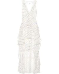 Diane von Furstenberg Maxikleid Bess aus Chiffon - Weiß