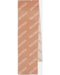 Balenciaga - Logo Intarsia Wool Scarf - Lyst