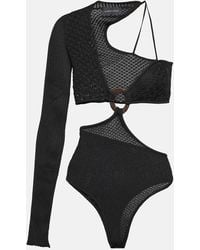 Roberta Einer - Legato Asymmetric Cotton Bodysuit - Lyst