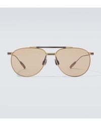 Brunello Cucinelli - Embellished Aviator Sunglasses - Lyst