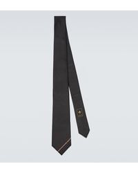 Gucci - Horsebit Silk Jacquard Tie - Lyst