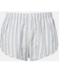 Gucci - Interlocking G Silk Jacquard Shorts - Lyst
