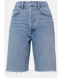 Agolde - Shorts 90's De Denim De Tiro Medio - Lyst