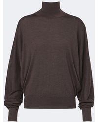 The Row - Leith Cashmere And Silk Turtleneck Sweater - Lyst