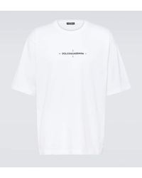 Dolce & Gabbana - T-Shirt aus Baumwoll-Jersey - Lyst
